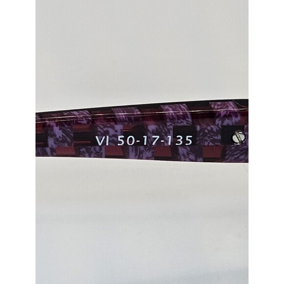 KENSIE Texture Purple 50/17/135 Eyeglasses Frame Womens Clear Lenses New - Picture 7 of 11